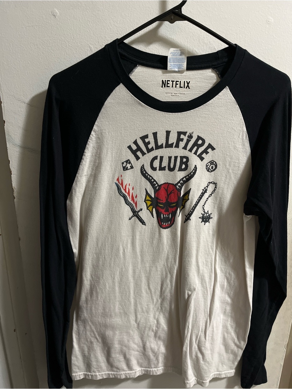 Hellfire Club long sleeve shirt -size S